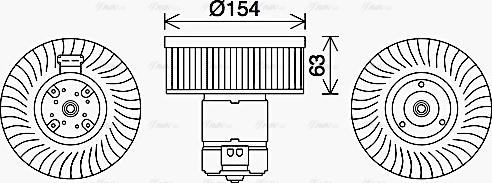 Ava Quality Cooling BW8570 - Вентилятор салону autocars.com.ua