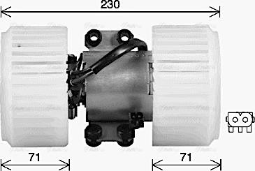 Ava Quality Cooling BW8614 - Вентилятор салону autocars.com.ua