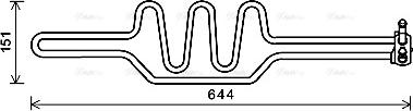 Ava Quality Cooling BWA3469 - Масляний радіатор, кермове управління autocars.com.ua