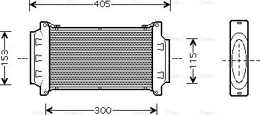 Ava Quality Cooling BWA4262 - Интеркулер autocars.com.ua