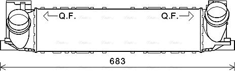 Ava Quality Cooling BWA4464 - Интеркулер autocars.com.ua