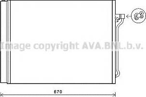 Ava Quality Cooling BWA5409 - Конденсатор, кондиціонер autocars.com.ua