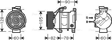 Ava Quality Cooling BWAK316 - Компрессор кондиционера autodnr.net