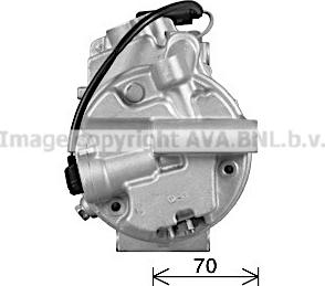 Ava Quality Cooling BWK619 - Компресор, кондиціонер autocars.com.ua