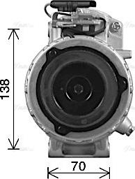 Ava Quality Cooling BWAK619 - Компресор, кондиціонер autocars.com.ua