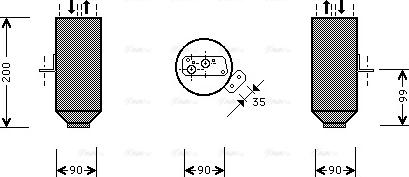 Ava Quality Cooling BW D219 - Осушувач, кондиціонер autocars.com.ua