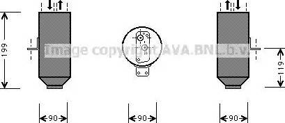 Ava Quality Cooling BW D223 - Осушувач, кондиціонер autocars.com.ua