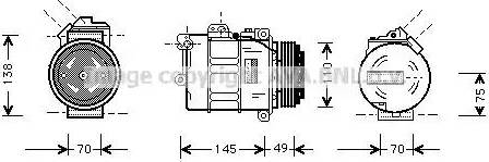 Ava Quality Cooling BW K181 - Компрессор кондиционера avtokuzovplus.com.ua