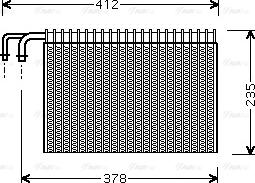 Ava Quality Cooling BW V269 - Випарник, кондиціонер autocars.com.ua