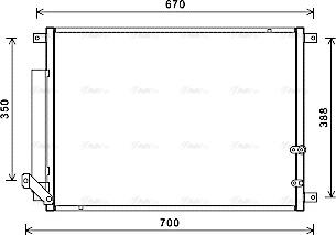 Ava Quality Cooling CC5001D - Конденсатор, кондиціонер autocars.com.ua