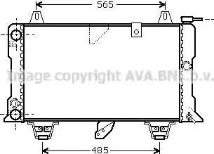 AVA CN 2003 - Радіатор, охолодження двигуна autocars.com.ua
