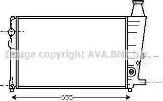 Ava Quality Cooling CN 2009 - Радіатор, охолодження двигуна autocars.com.ua