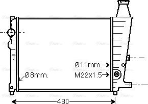 AVA CN 2013 - Радіатор, охолодження двигуна autocars.com.ua
