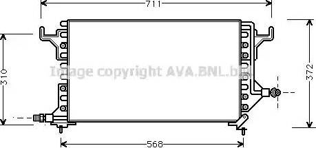 Ava Quality Cooling CN 5069 - Конденсатор кондиционера autodnr.net