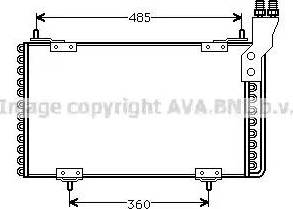 Ava Quality Cooling CN 5096 - Конденсатор, кондиціонер autocars.com.ua