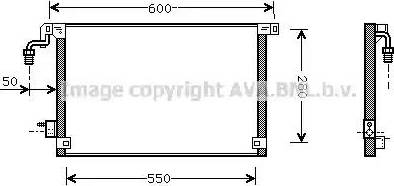 Ava Quality Cooling CN5174 - Конденсатор, кондиціонер autocars.com.ua