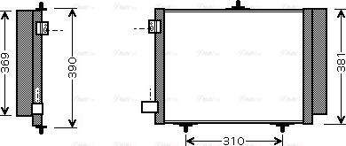 Ava Quality Cooling CN5205D - Конденсатор кондиционера avtokuzovplus.com.ua