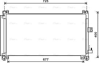 Ava Quality Cooling CN5273D - Конденсатор, кондиціонер autocars.com.ua