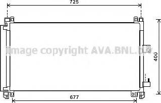 Ava Quality Cooling CN 5273 - Конденсатор, кондиціонер autocars.com.ua