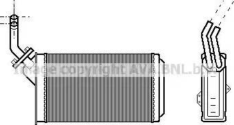 Ava Quality Cooling CN 6054 - Теплообмінник, опалення салону autocars.com.ua