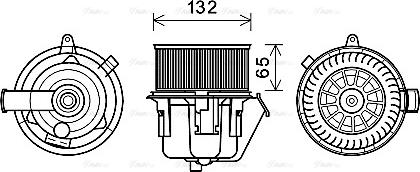 Ava Quality Cooling CN8297 - Вентилятор салону autocars.com.ua