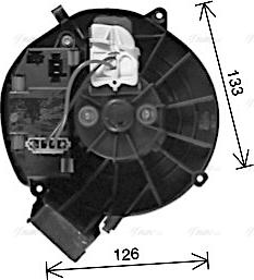 Ava Quality Cooling CN8324 - Вентилятор салону autocars.com.ua