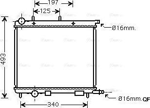 Ava Quality Cooling CNA2227 - Радиатор, охлаждение двигателя autodnr.net