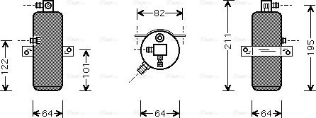 Ava Quality Cooling CN D202 - Осушувач, кондиціонер autocars.com.ua