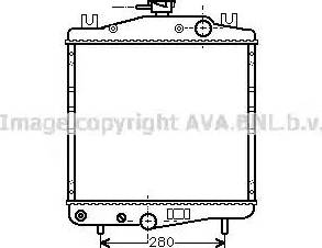 AVA CR 2007 - Радіатор, охолодження двигуна autocars.com.ua