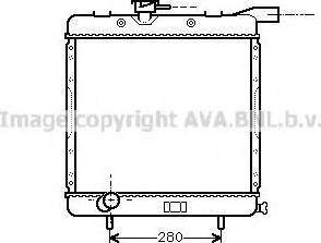 Ava Quality Cooling CR2008 - Радіатор, охолодження двигуна autocars.com.ua