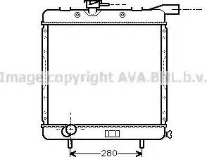 Ava Quality Cooling CR2069 - Радіатор, охолодження двигуна autocars.com.ua