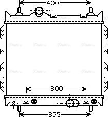 Ava Quality Cooling CR 2072 - Радиатор, охлаждение двигателя avtokuzovplus.com.ua