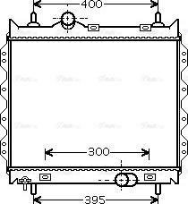 Ava Quality Cooling CR2083 - Радиатор, охлаждение двигателя avtokuzovplus.com.ua