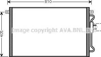 Ava Quality Cooling CR 5075 - Конденсатор, кондиціонер autocars.com.ua
