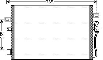 Ava Quality Cooling CR5139 - Конденсатор кондиционера avtokuzovplus.com.ua