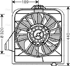 Ava Quality Cooling CR 7504 - Вентилятор, охлаждение двигателя autodnr.net