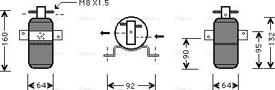 Ava Quality Cooling CR D058 - Осушувач, кондиціонер autocars.com.ua