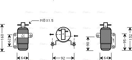 Ava Quality Cooling CR D059 - Осушувач, кондиціонер autocars.com.ua