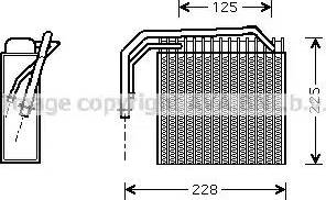 Ava Quality Cooling CR V061 - Испаритель, кондиционер avtokuzovplus.com.ua