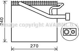 Ava Quality Cooling CRV125 - Испаритель, кондиционер avtokuzovplus.com.ua