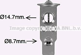 Ava Quality Cooling CT1080 - Розширювальний клапан, кондиціонер autocars.com.ua