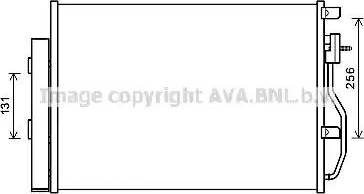 Ava Quality Cooling CT5048 - Конденсатор, кондиціонер autocars.com.ua