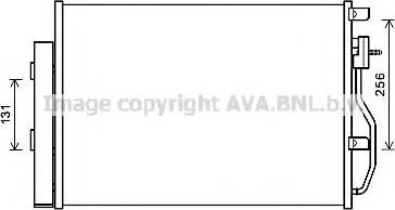 Ava Quality Cooling CTA5048 - Конденсатор, кондиціонер autocars.com.ua