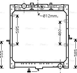 Ava Quality Cooling DF 2035 - Радіатор, охолодження двигуна autocars.com.ua