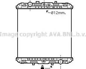 Ava Quality Cooling DF2045N - Радіатор, охолодження двигуна autocars.com.ua