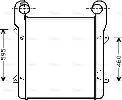 Ava Quality Cooling DF 4005 - Интеркулер autocars.com.ua