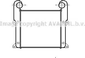 Ava Quality Cooling DF 4018 - Интеркулер autocars.com.ua