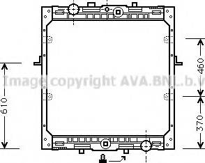 Ava Quality Cooling DFA2012 - Радіатор, охолодження двигуна autocars.com.ua