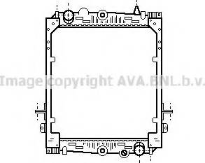 Ava Quality Cooling DFA2023 - Радіатор, охолодження двигуна autocars.com.ua