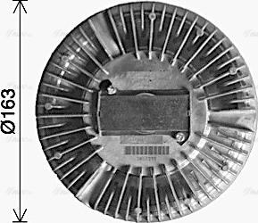 Ava Quality Cooling DFC090 - Зчеплення, вентилятор радіатора autocars.com.ua